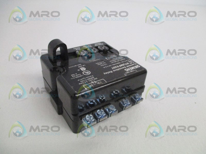 SIEMENS 97UMF0207 CURRENT SENSITIVE RELAY(AS PICTURED)NSNP