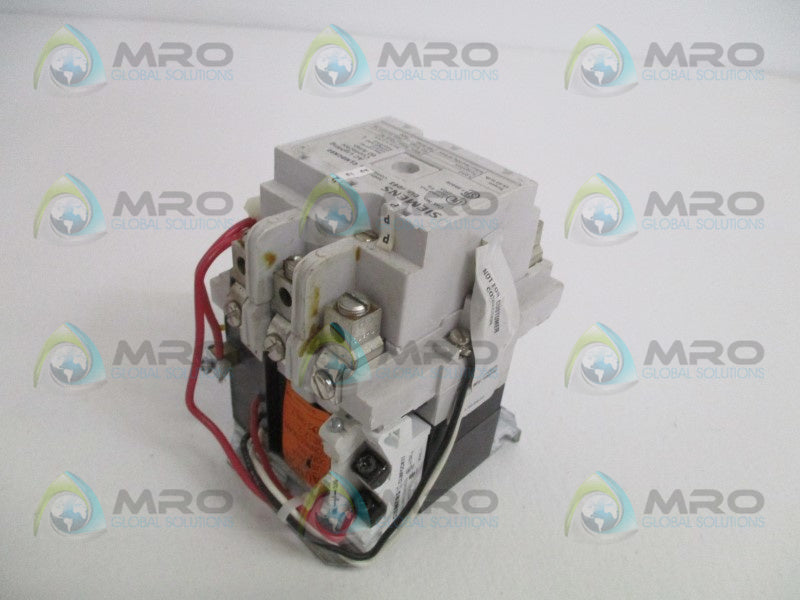SIEMENS CLM0C03 AC LIGHTING CONTACTOR (AS PICTURED) UNMP