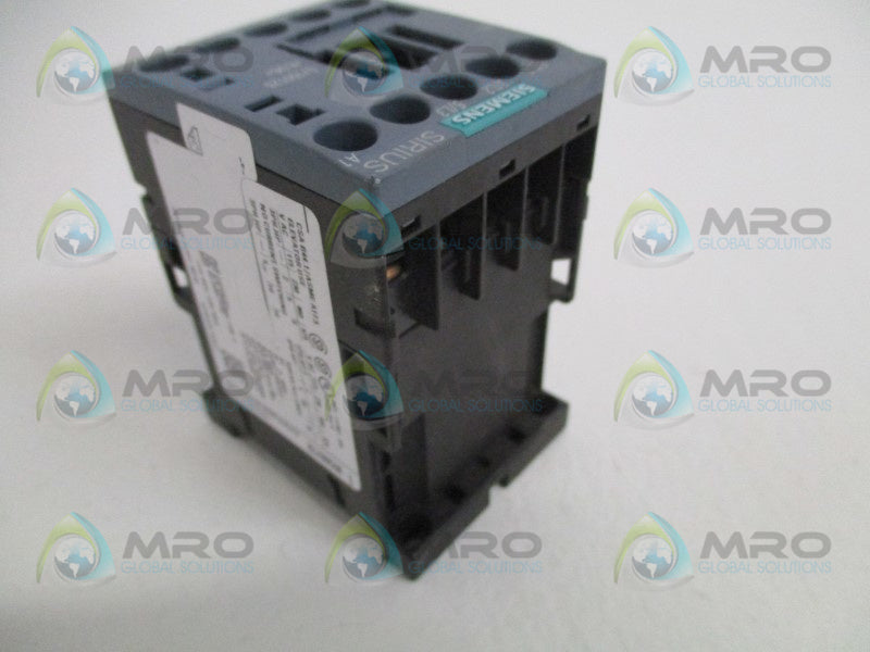 SIEMENS 3RT2018-1CK64-3MA0 CONTACTOR 110/120V (MISSING ACCESSORIES) NSNP