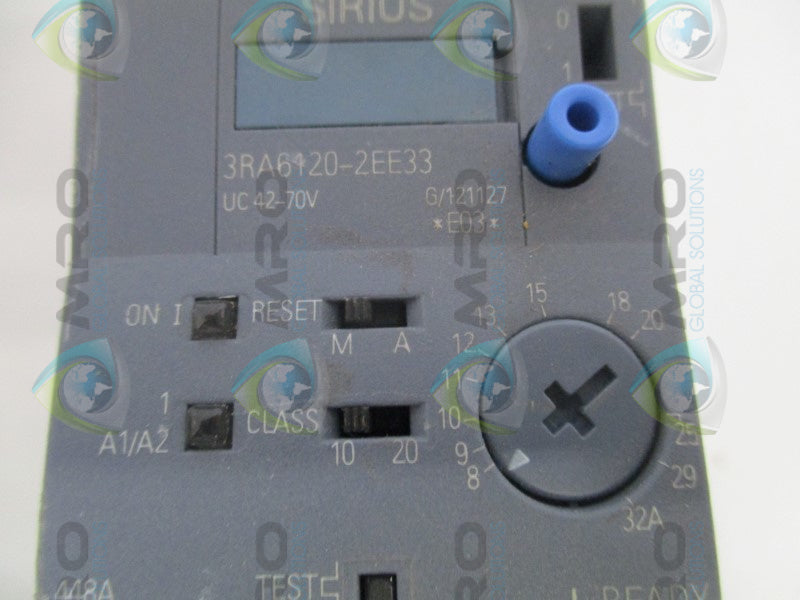 SIEMENS 3RA6120-2EE33 MOTOR STARTER 8-32A (AS PICTURED) NSNP