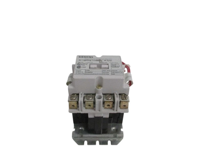 SIEMENS CLM0C04 AC LIGHTING CONTACTOR 110/120V UNMP