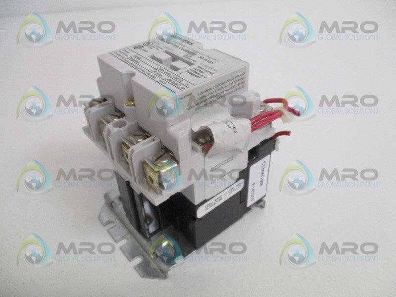 SIEMENS CLM0C04 AC LIGHTING CONTACTOR 110/120V UNMP