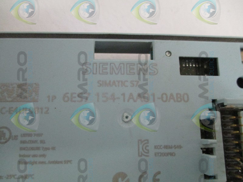 SIEMENS SIMATIC S7 6ES7154-1AA01-0AB0 INTERFACE MODULE UNMP