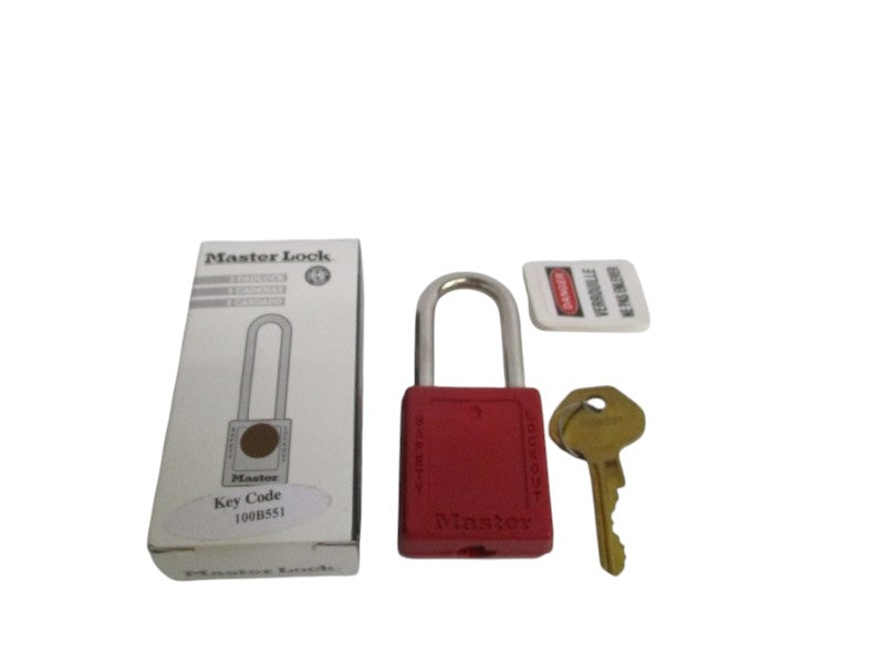 MASTER LOCK 410MKW7000REDLZ1 100B551 PADLOCK NSMP