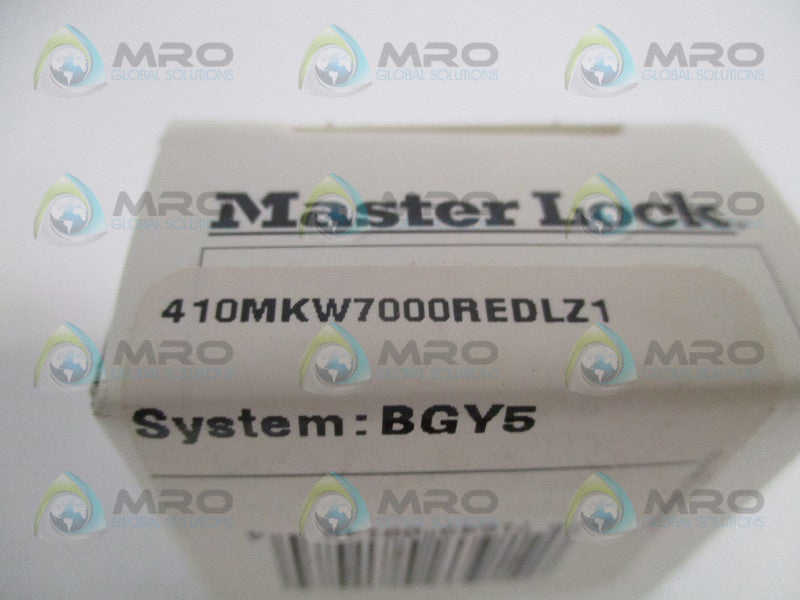 MASTER LOCK 410MKW7000REDLZ1 100B551 PADLOCK NSMP