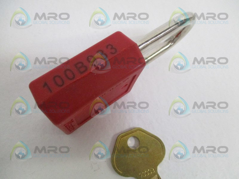 MASTER LOCK 410MKW7000REDLZ1 100B933 PADLOCK NSMP