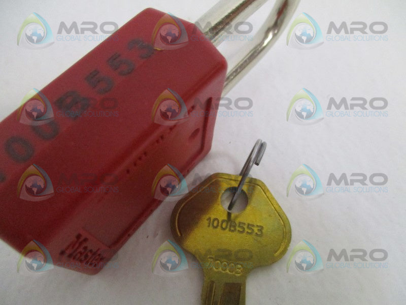 MASTER LOCK 410MKW7000REDLZ1 100B553 PADLOCK NSMP
