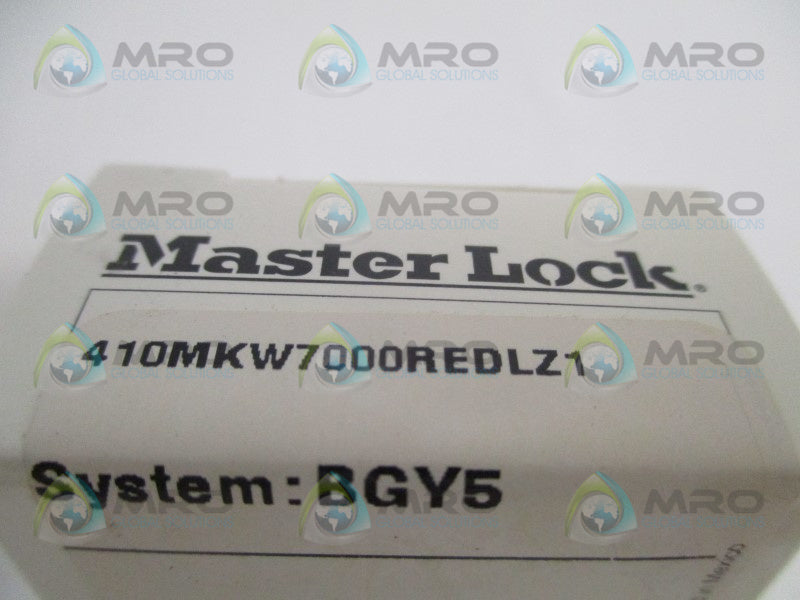 MASTER LOCK 410MKW7000REDLZ1 100B553 PADLOCK NSMP