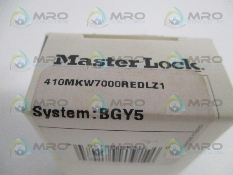 MASTER LOCK 410MKW7000REDLZ1 100B941 PADLOCK NSMP