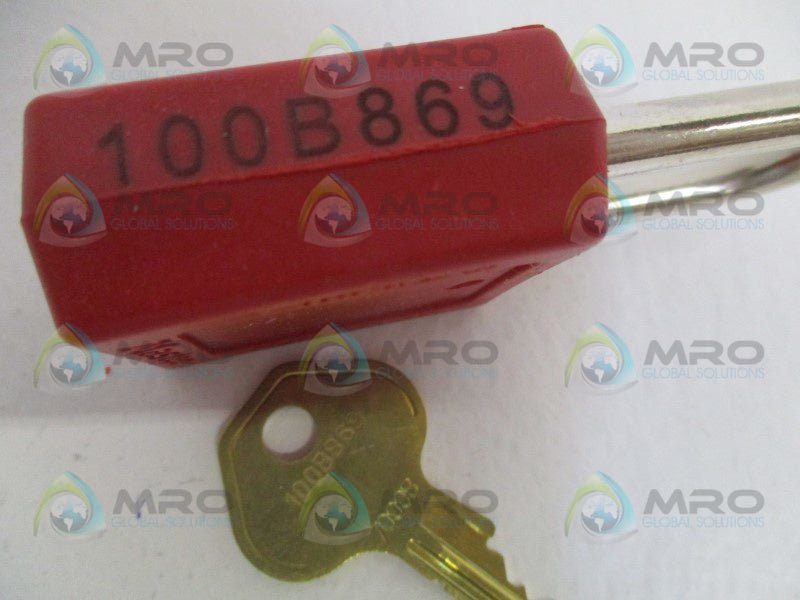 MASTER LOCK 410MKW7000REDLZ1 100B869 PADLOCK NSMP