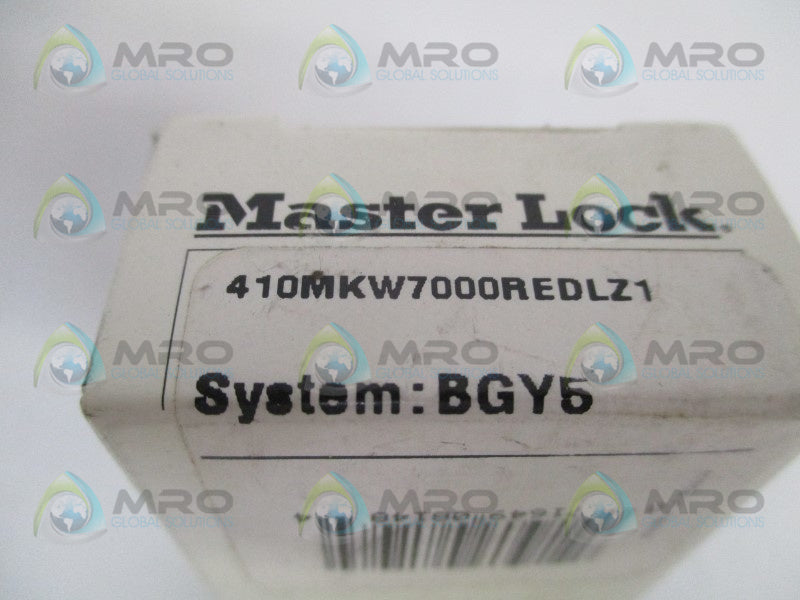 MASTER LOCK 410MKW7000REDLZ1 100B089 PADLOCK NSMP