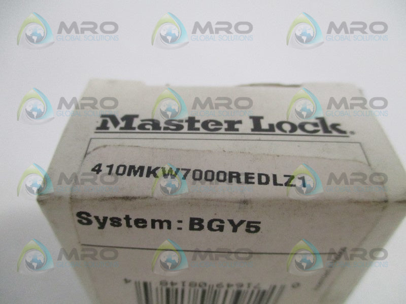 MASTER LOCK 410MKW7000REDLZ1 100B490 PADLOCK NSMP