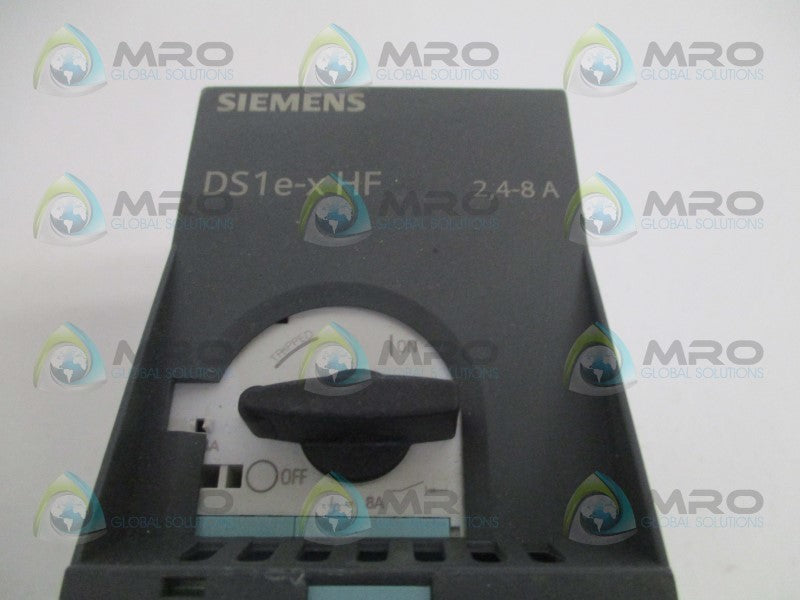 SIEMENS DS1e-XHF 3RK1301-0BB10-0AA4 STARTER 2,4-8A (AS PICTURED) NSNP