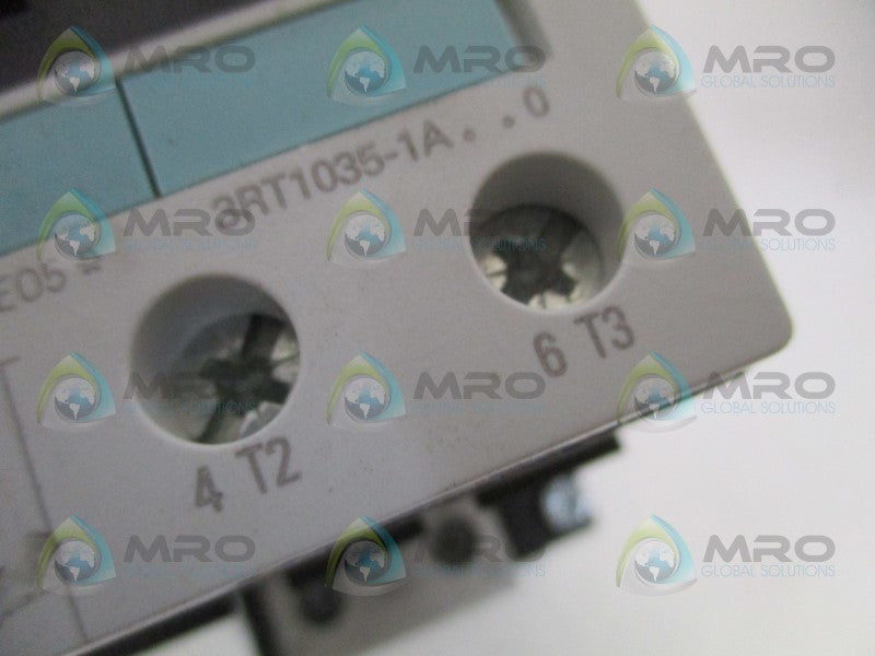 SIEMENS 3RT1035-1AM20 CONTACTOR 208V (AS PICTURED)  NSNP