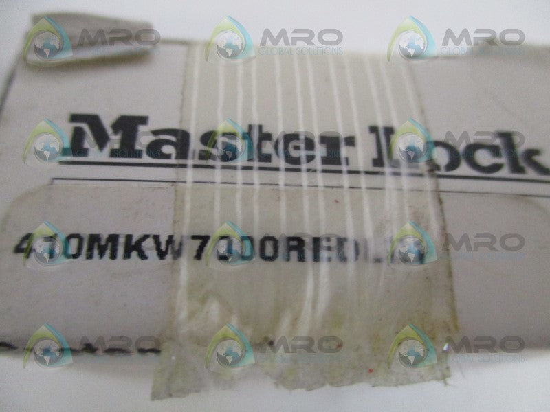 MASTER LOCK 410MKW7000REDLZ1 101B079 PADLOCK NSMP