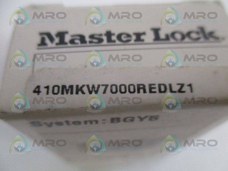 MASTER LOCK 410MKW7000REDLZ1 101B072 PADLOCK NSMP
