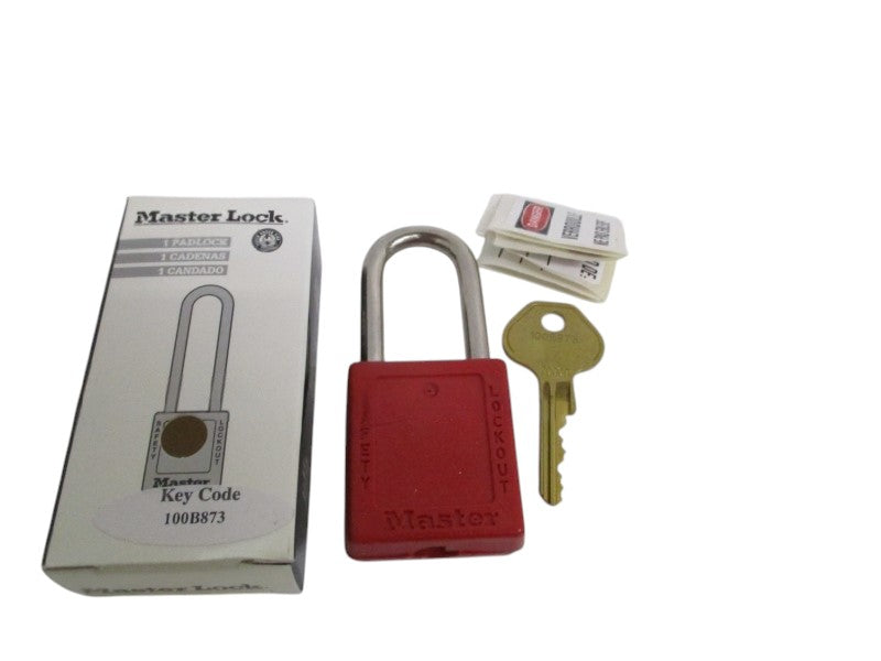 MASTER LOCK 410MKW7000REDLZ1 100B873 PADLOCK NSMP