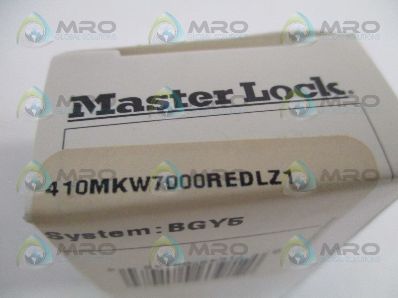 MASTER LOCK 410MKW7000REDLZ1 100B873 PADLOCK NSMP