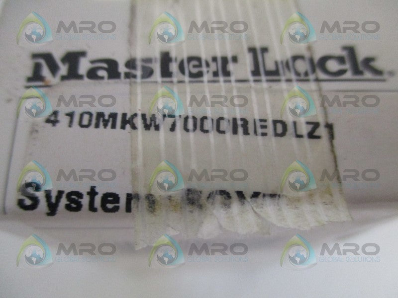 MASTER LOCK 410MKW7000REDLZ1 101B080 PADLOCK NSMP