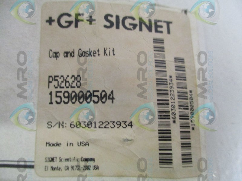 GEORGE FISCHER P52628 CAP/GASKET KIT NSMP