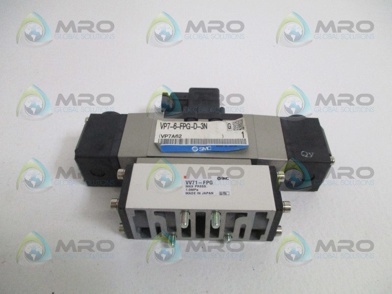 SMC VP7-6-FPG-D-3N SOLENOID VALVE NSNP