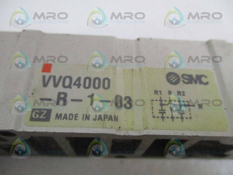 SMC VVQ4000-R-1-03 EXHAUST SPACER VALVE UNMP
