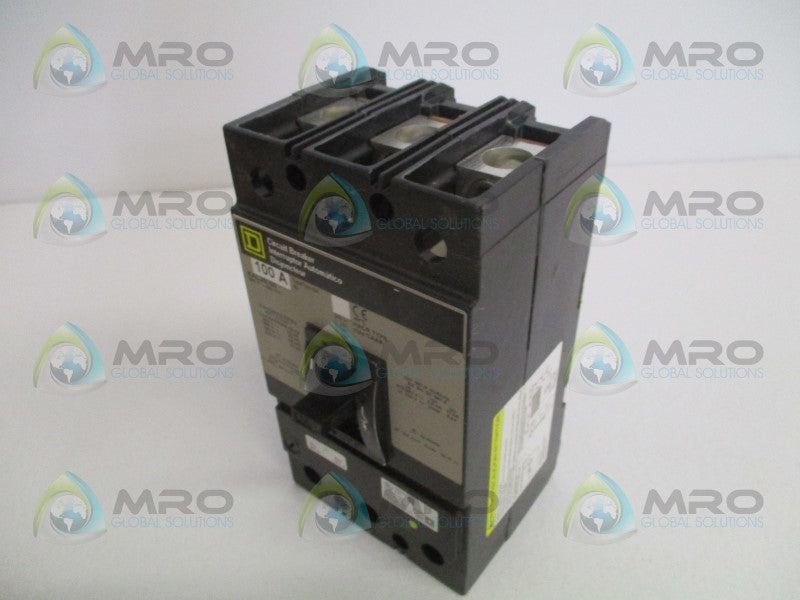 SQUARE D KAL36100 CIRCUIT BREAKER 100A (GRAY) NSMP