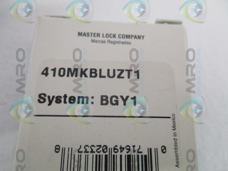 MASTER LOCK 410MKBLUZT1 600B674 PADLOCK NSMP