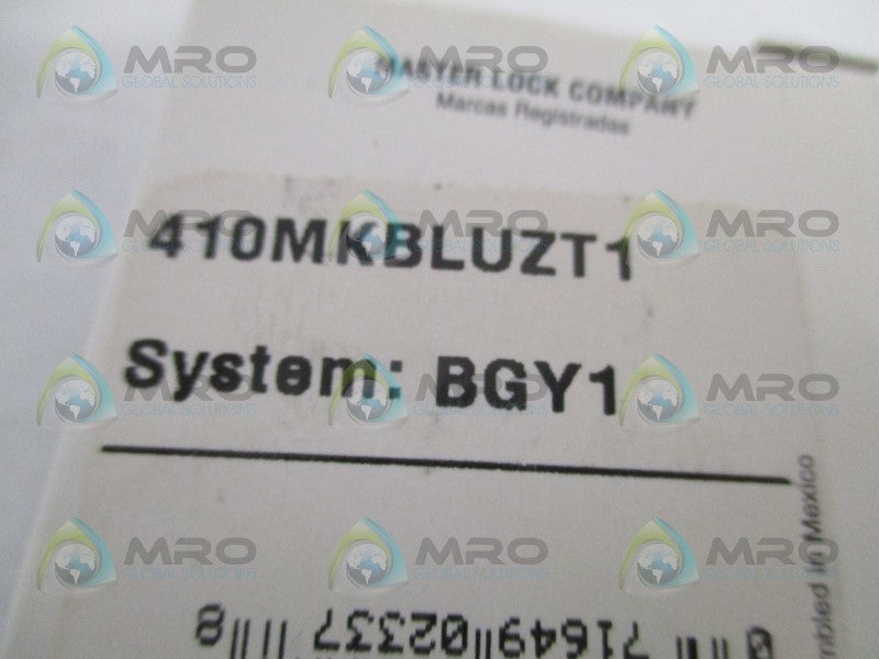 MASTER LOCK 410MKBLUZT1 600B665 PADLOCK NSMP