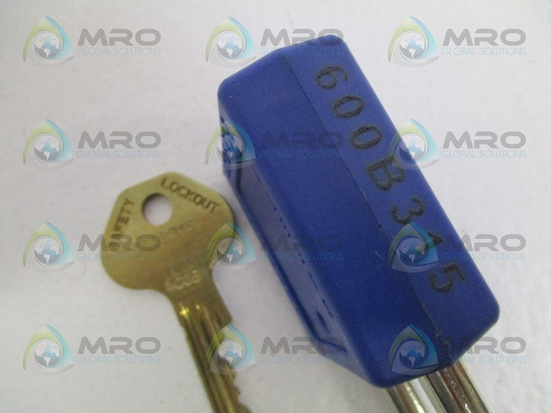MASTER LOCK 410MKBLUZT1 600B315 PADLOCK NSMP