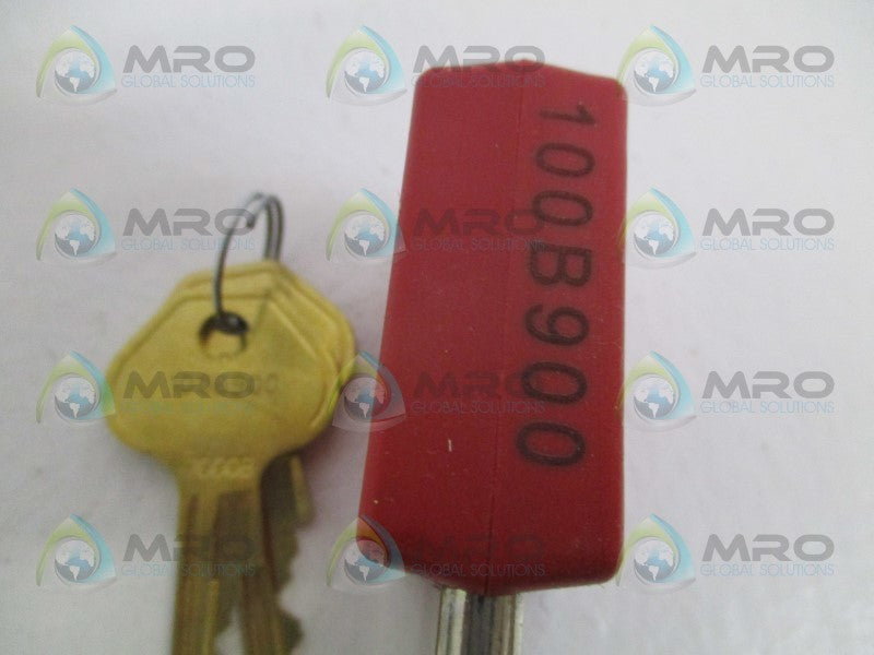 MASTER LOCK 410KAMKW7000REDLZ1 100B900 PADLOCK NSMP