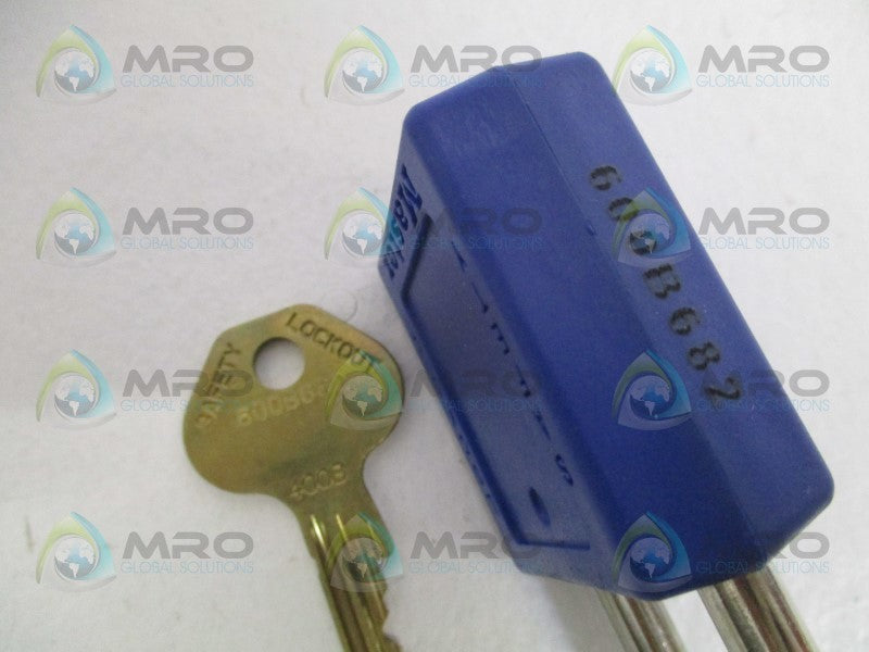 MASTER LOCK 410MKBLUZT1 600B682 PADLOCK NSMP