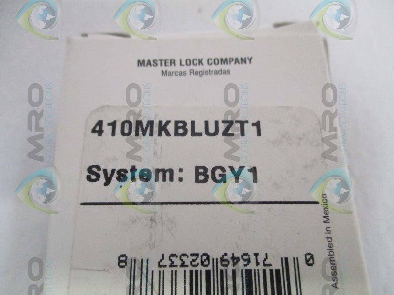 MASTER LOCK 410MKBLUZT1 600B682 PADLOCK NSMP