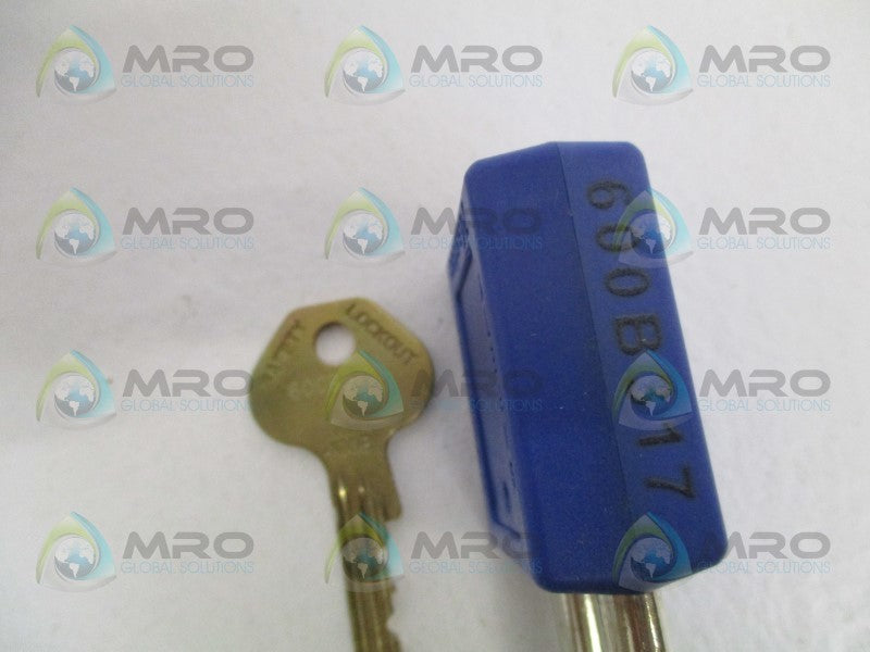 MASTER LOCK 410MKBLUZT1 600B317 PADLOCK NSMP