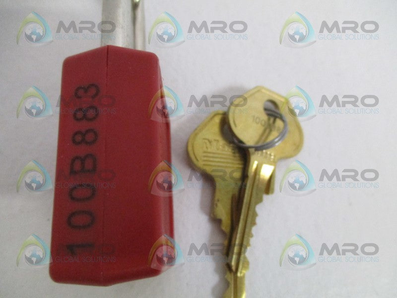 MASTER LOCK 410KAMKW7000REDLZ1 100B883 PADLOCK NSMP