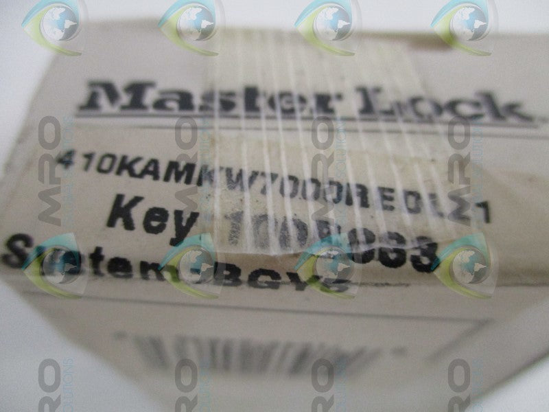 MASTER LOCK 410KAMKW7000REDLZ1 100B883 PADLOCK NSMP