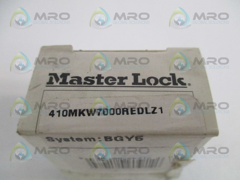 MASTER LOCK 410MKW7000REDLZ1 101B108 PADLOCK NSMP