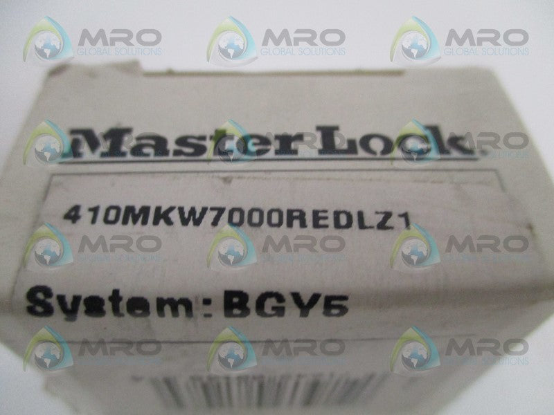MASTER LOCK 410MKW7000REDLZ1 101B109 PADLOCK NSMP