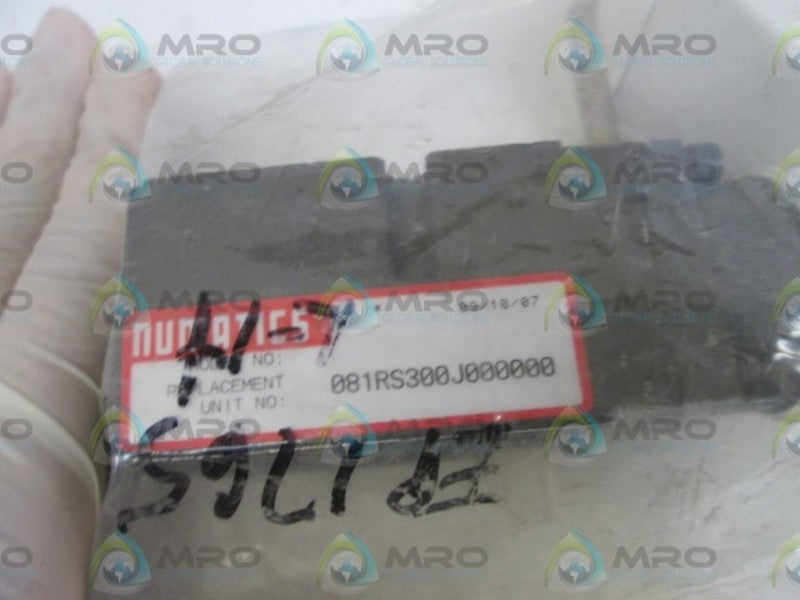 NUMATICS REGULATOR VALVE/GAUGE 081RS300J000000 NSNP IN BAG