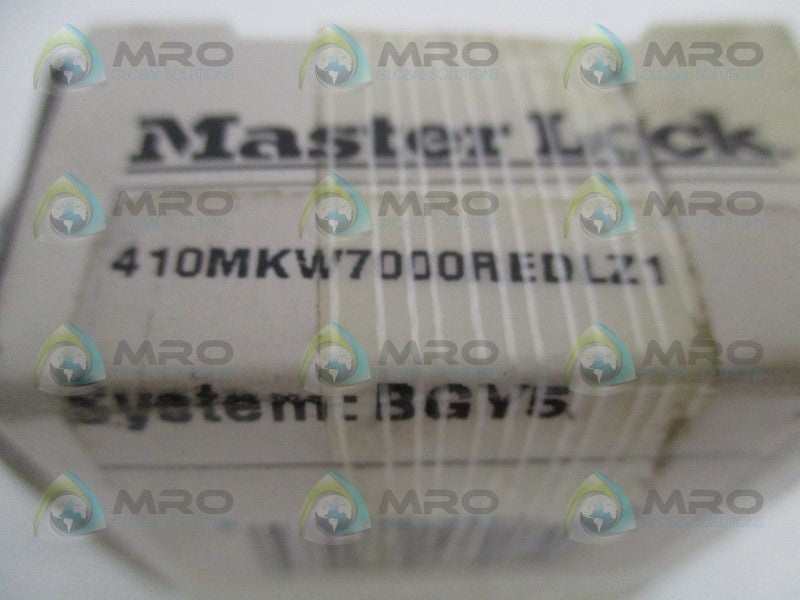 MASTER LOCK 410MKW7000REDLZ1 101B082 PADLOCK NSMP
