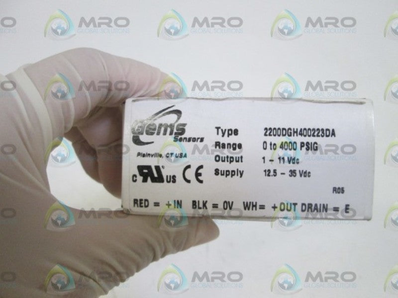 GEMS SENSOR 2200DGH400223DA NSMP