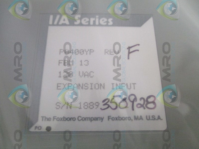 FOXBORO P0400YP FBM13 EXPANSION INPUT MODULE NSMP