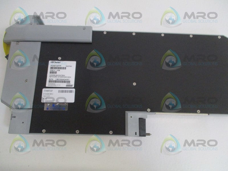 FOXBORO P0972PP NODEBUS/CONTROL NETWORK INTERFACE (REMANUFACTURED) NSMP