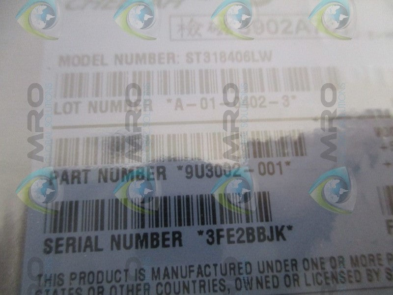 SEAGATE ST318406LW 9U3002-001 HARD DRIVE NSNP