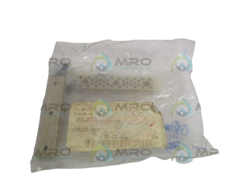 MISUMI STRL20-100 SLIDE PLATE (PKG. OF 2) NSMP
