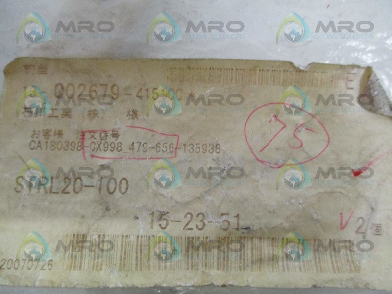 MISUMI STRL20-100 SLIDE PLATE (PKG. OF 2) NSMP