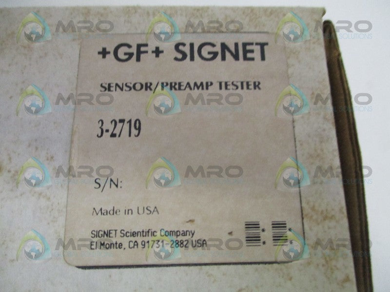 GEORGE FISCHER 3-2719 SENSOR/PREAMP TESTER NSMP