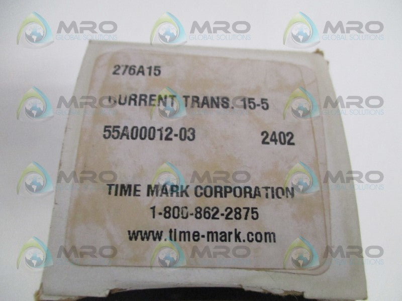 TIME MARK 276A-15 CURRENT TRANSFORMER NSMP
