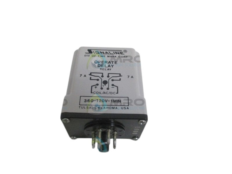 TIME MARK 360-120V-1MIN OPERATE DELAY RELAY 1MIN UNMP