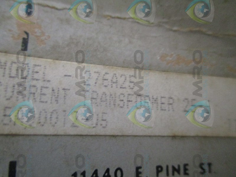 TIME MARK 276A25 CURRENT TRANSFORMER NSMP